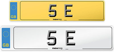 Number plate using the dateless plate type