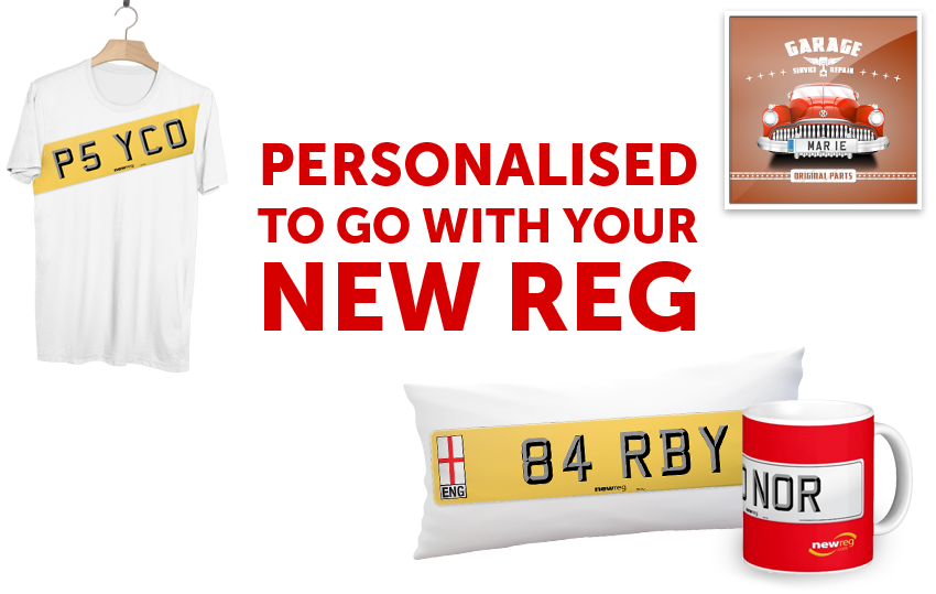 Number Plate Merchandise from New Reg