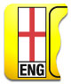English Flag for Number Plates