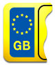 Euro Flag for Number Plates