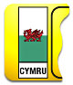 Welsh Flag for Number Plates