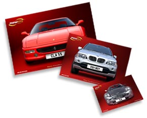 Number Plate Postcard Download