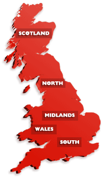 UK Number Plates Map