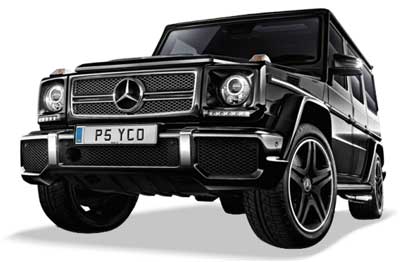Private Number Plate displaying P5 YCO on car | Mercedes G Class