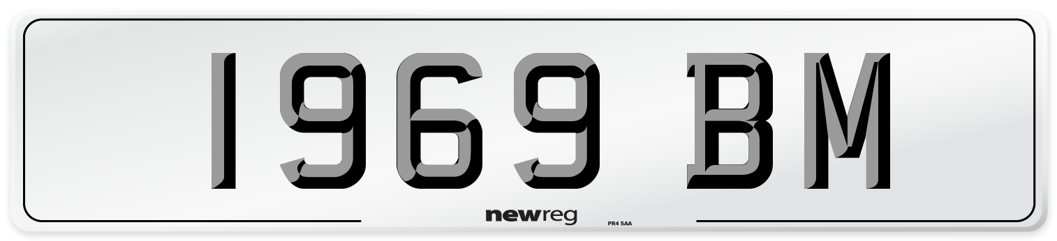 1969 BM Number Plate from New Reg