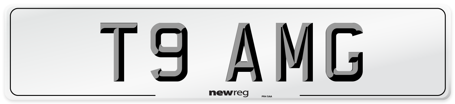 T9 AMG Rear Number Plate