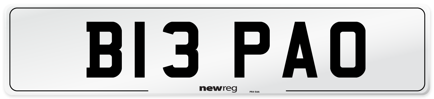 B13+PAO