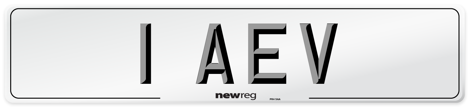 1 AEV Front Number Plate