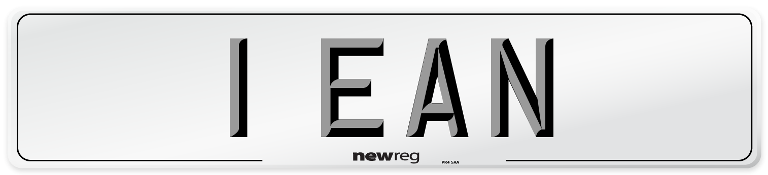1 EAN Front Number Plate