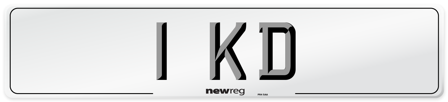 1 KD Front Number Plate