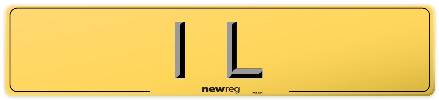 1 L Rear Number Plate