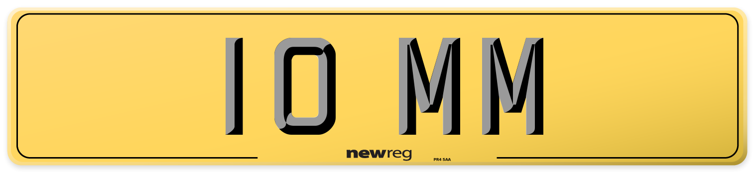 10 MM Rear Number Plate