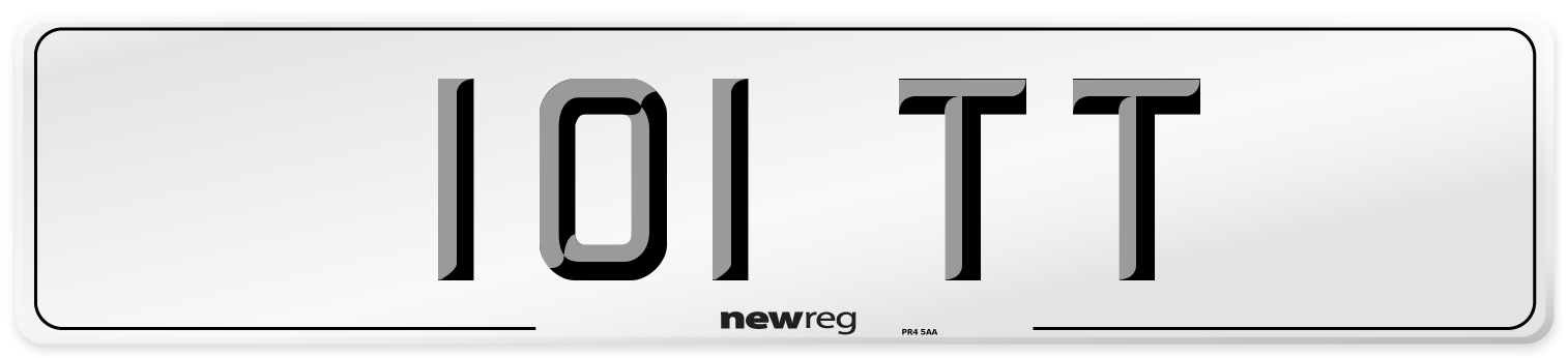 101 TT Front Number Plate