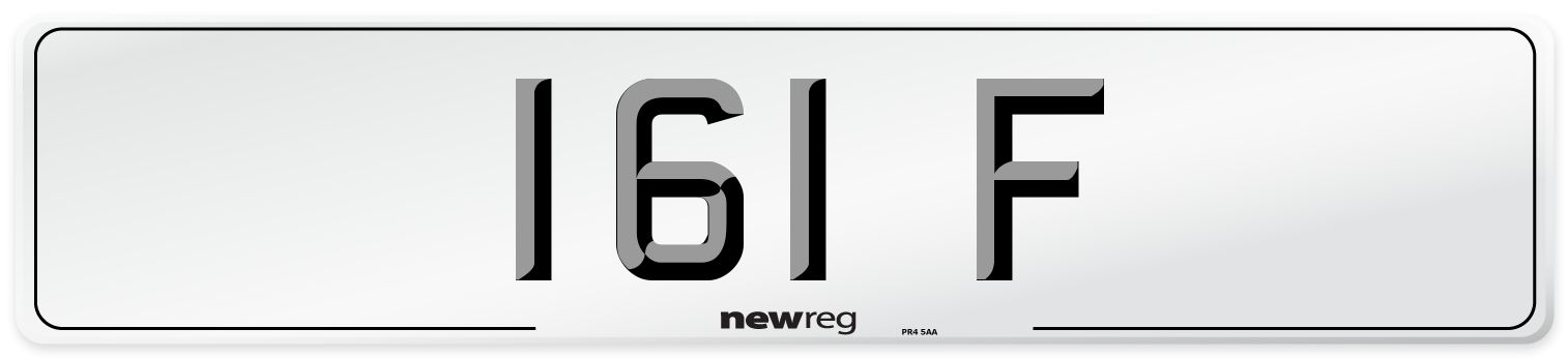 161 F Front Number Plate