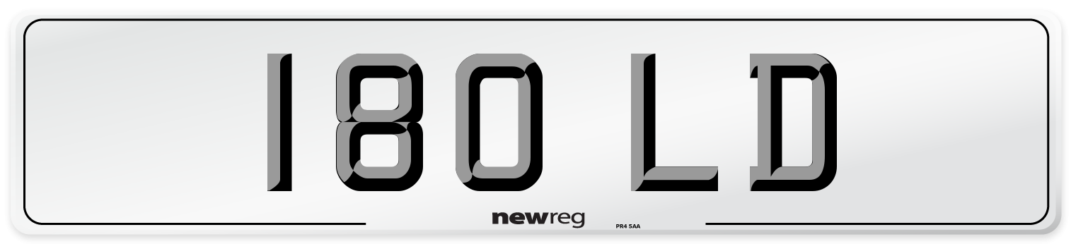 180 LD Front Number Plate