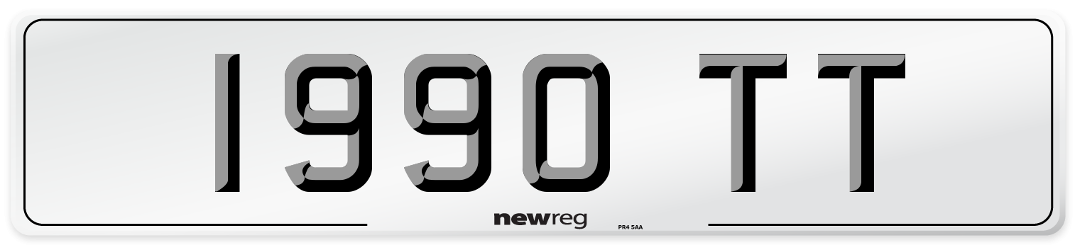 1990 TT Front Number Plate