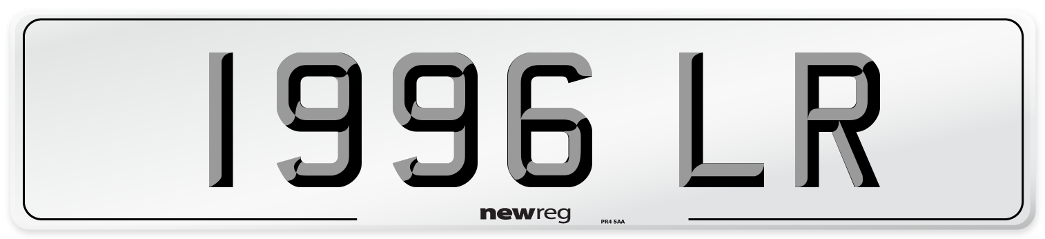 1996 LR Front Number Plate