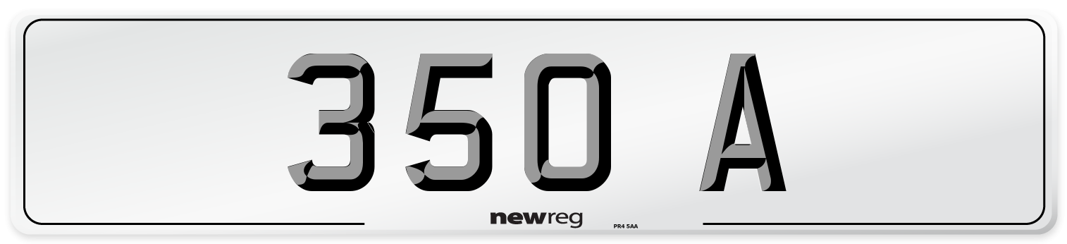 350 A Front Number Plate