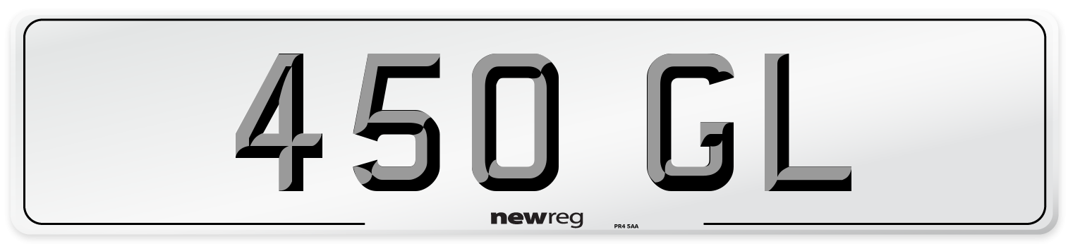 450 GL Front Number Plate