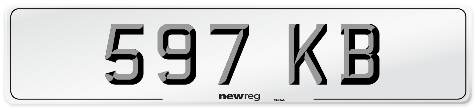 597 KB Front Number Plate