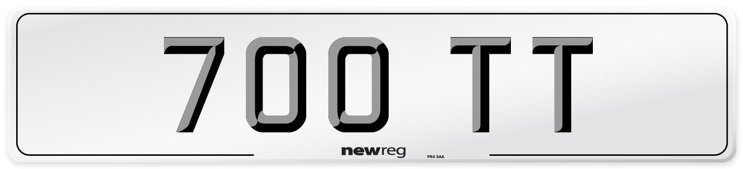 700 TT Front Number Plate
