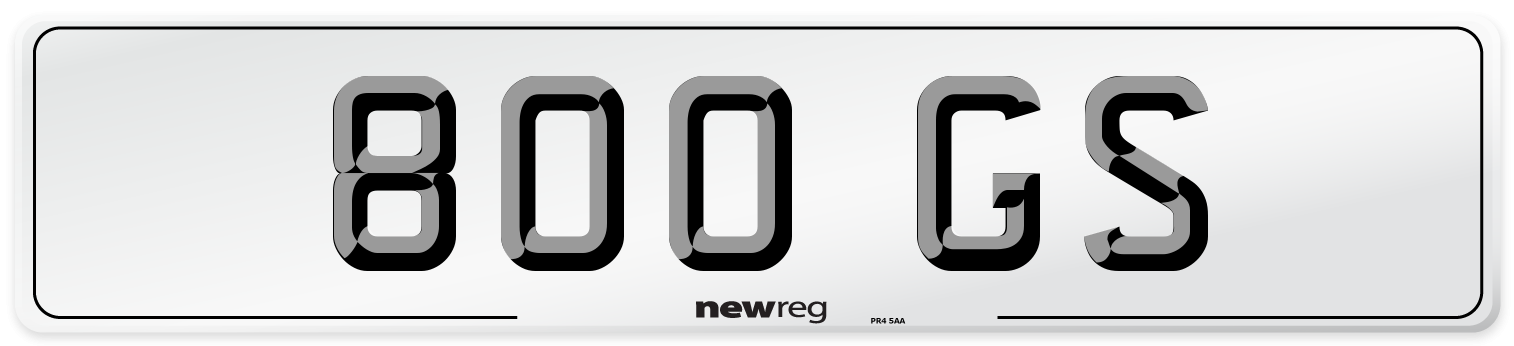 800 GS Front Number Plate
