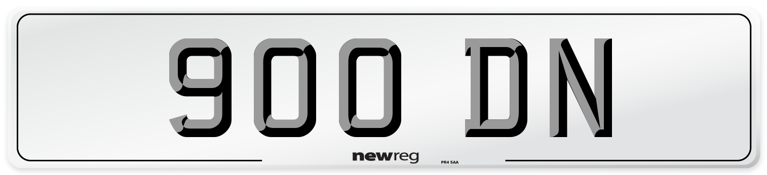 900 DN Front Number Plate