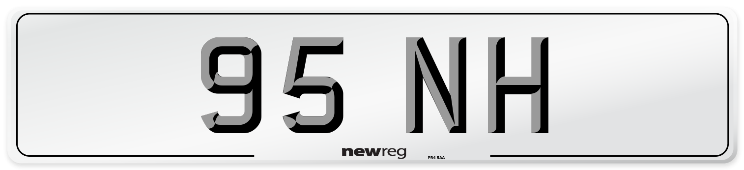 95 NH Front Number Plate