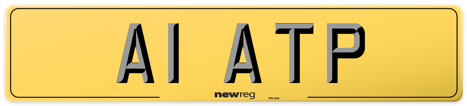 A1 ATP Rear Number Plate