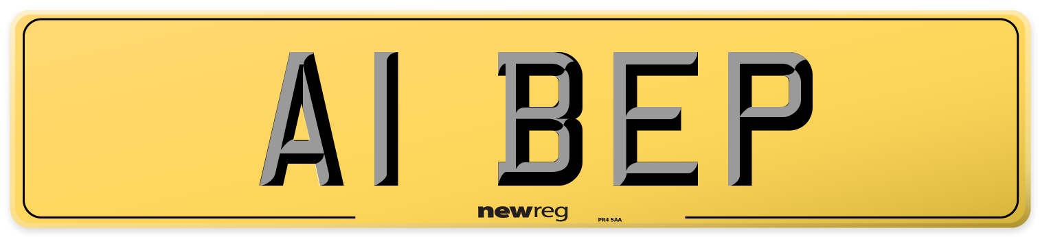 A1 BEP Rear Number Plate