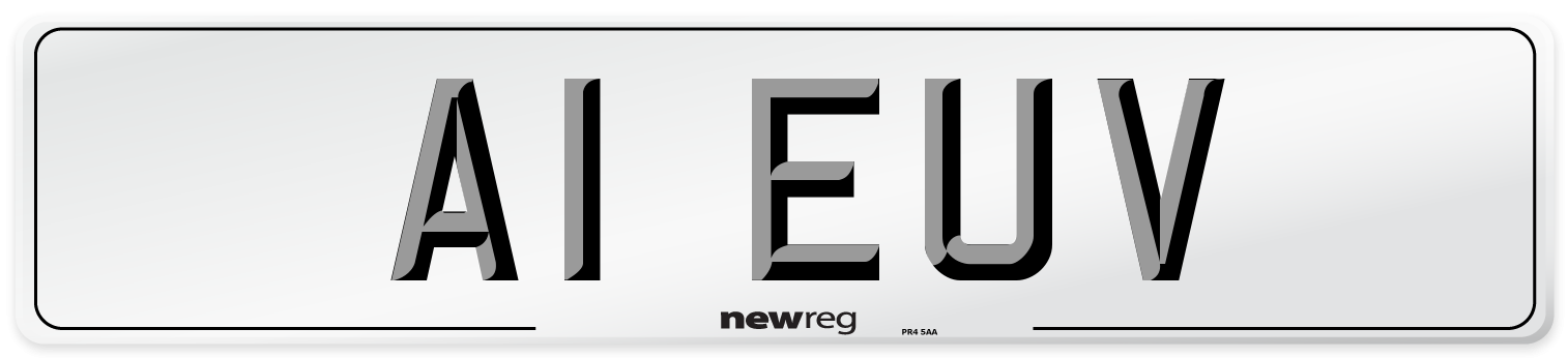 A1 EUV Front Number Plate