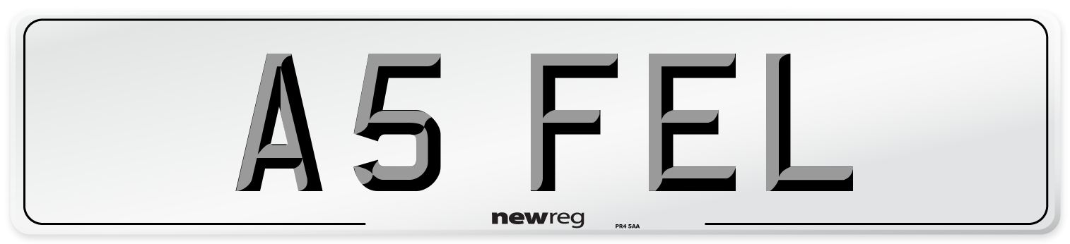 A5 FEL Front Number Plate