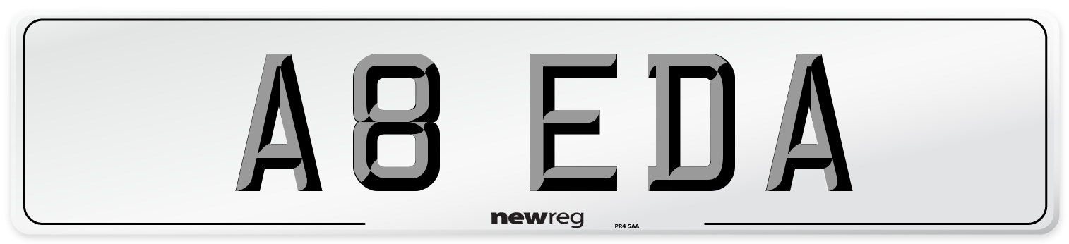 A8 EDA Front Number Plate