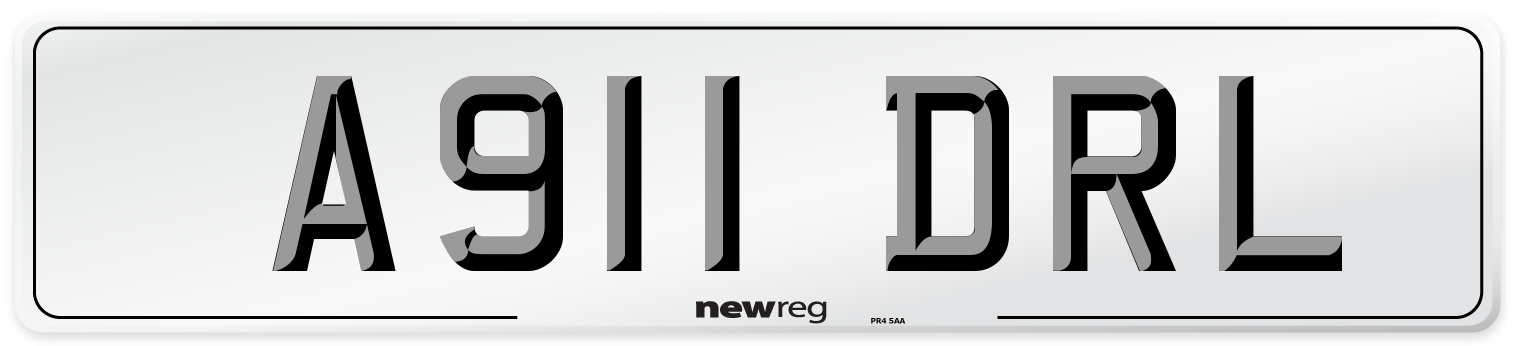 A911 DRL Front Number Plate