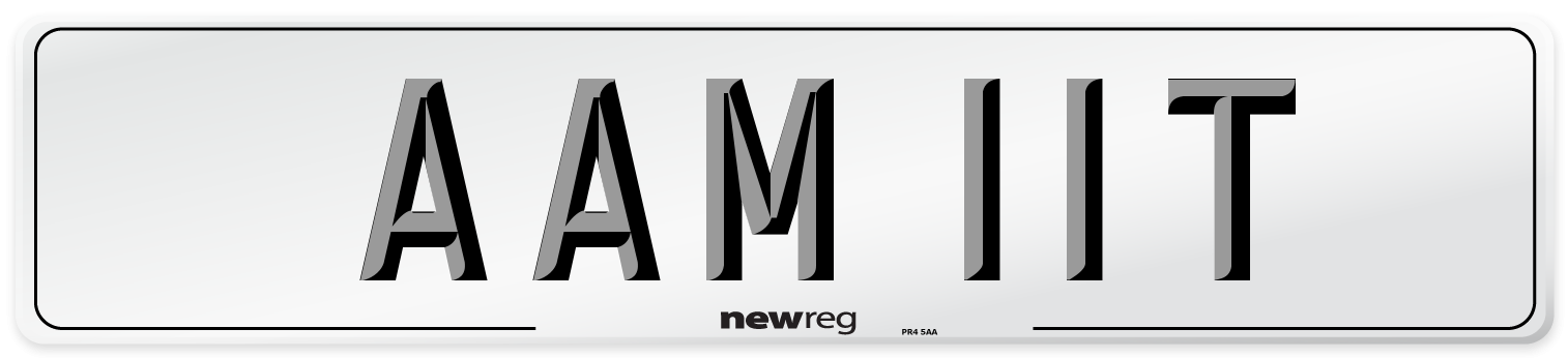 AAM 11T Front Number Plate