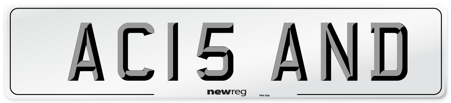 AC15 AND Front Number Plate