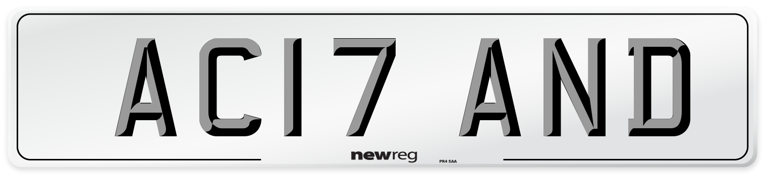 AC17 AND Front Number Plate