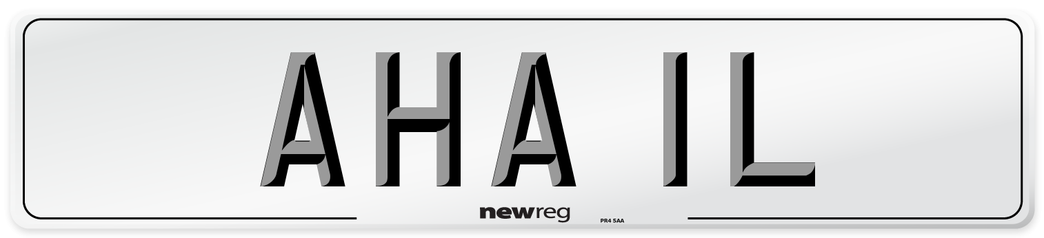 AHA 1L Front Number Plate