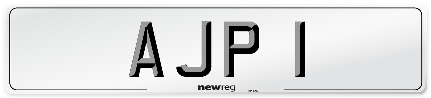 AJP 1 Front Number Plate
