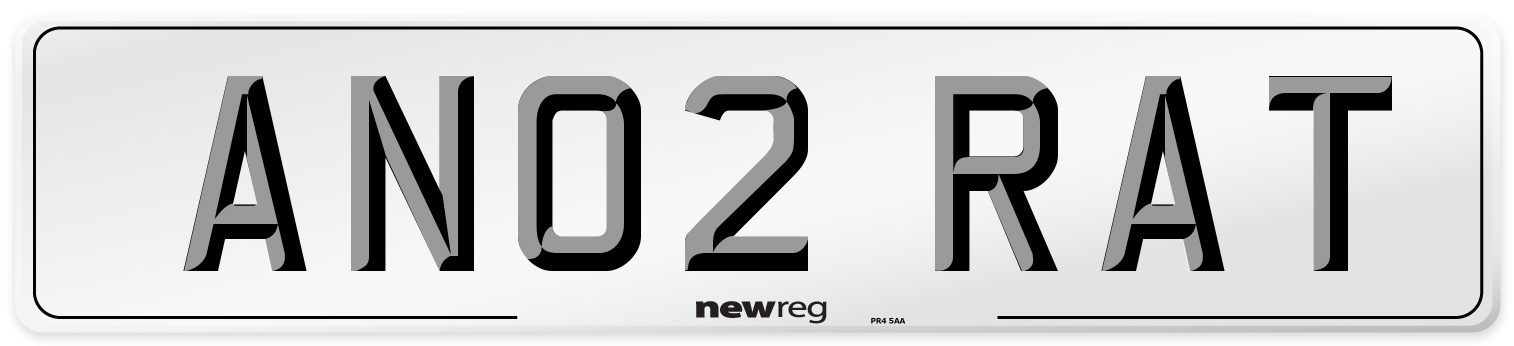 AN02 RAT Front Number Plate