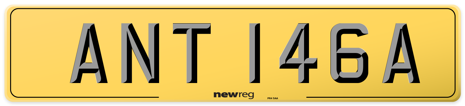 ANT 146A Rear Number Plate