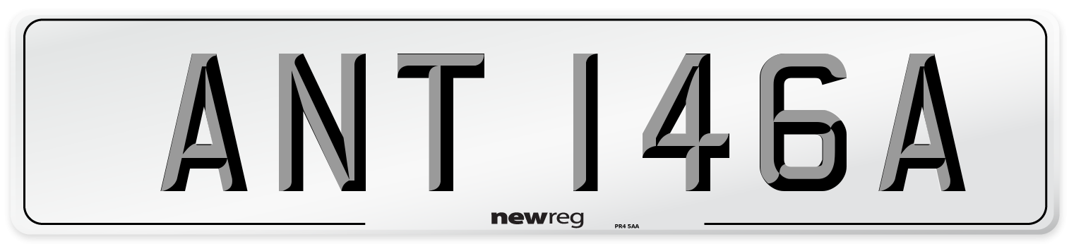 ANT 146A Front Number Plate