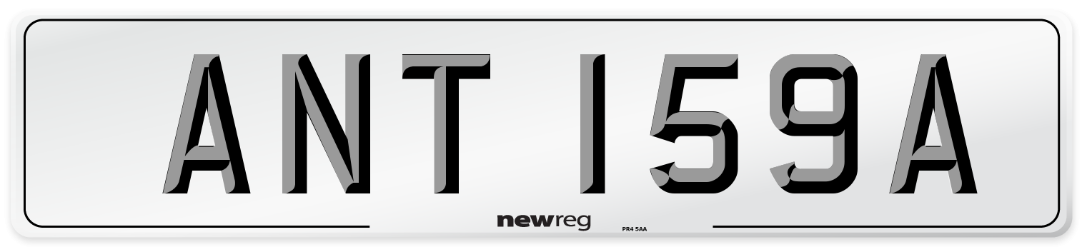 ANT 159A Front Number Plate