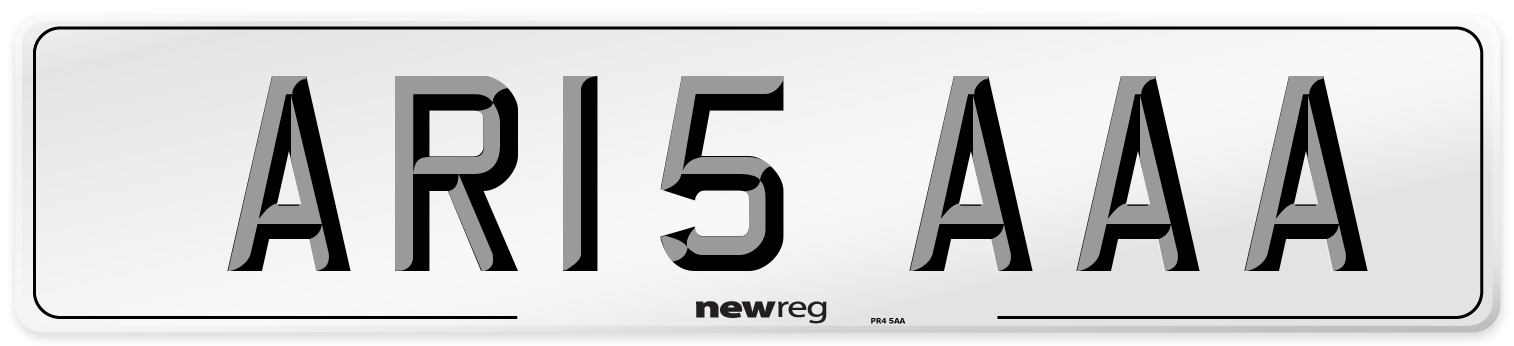 AR15 AAA Front Number Plate