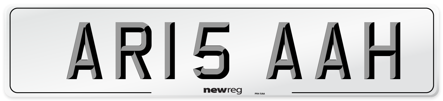 AR15 AAH Front Number Plate