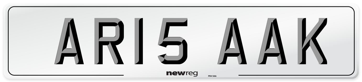 AR15 AAK Front Number Plate