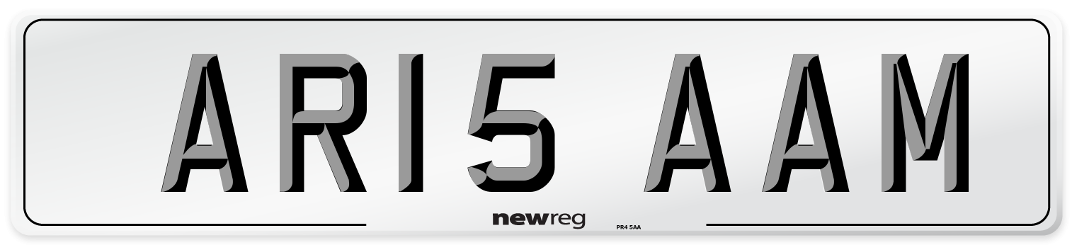 AR15 AAM Front Number Plate