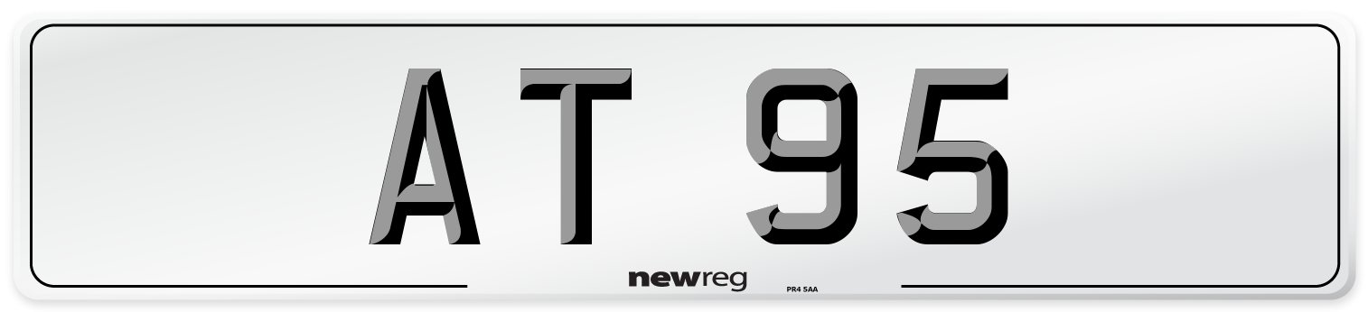 AT 95 Front Number Plate