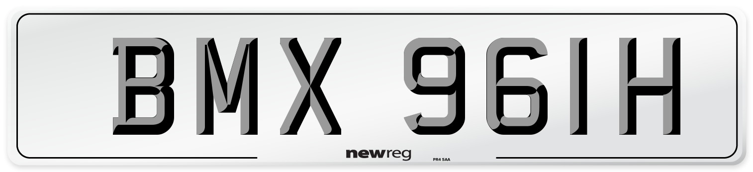 BMX 961H Front Number Plate