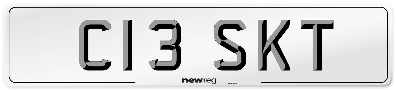C13 SKT Front Number Plate